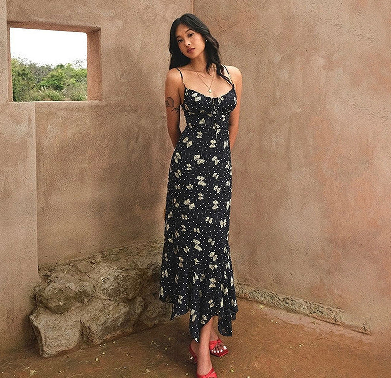 Suspender Temperament French Style Vacation Dress
