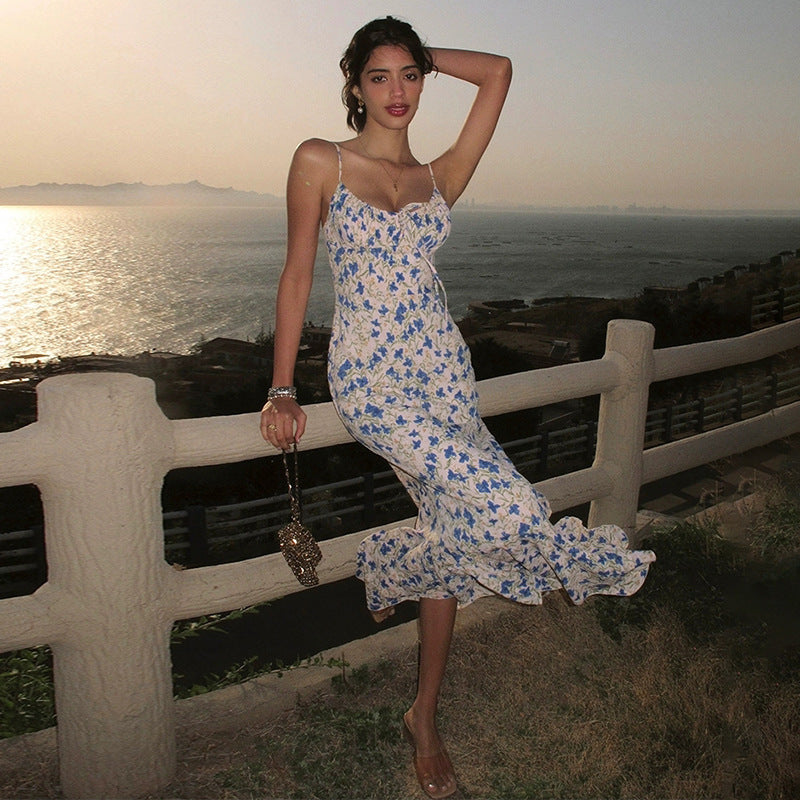 Suspender Temperament French Style Vacation Dress