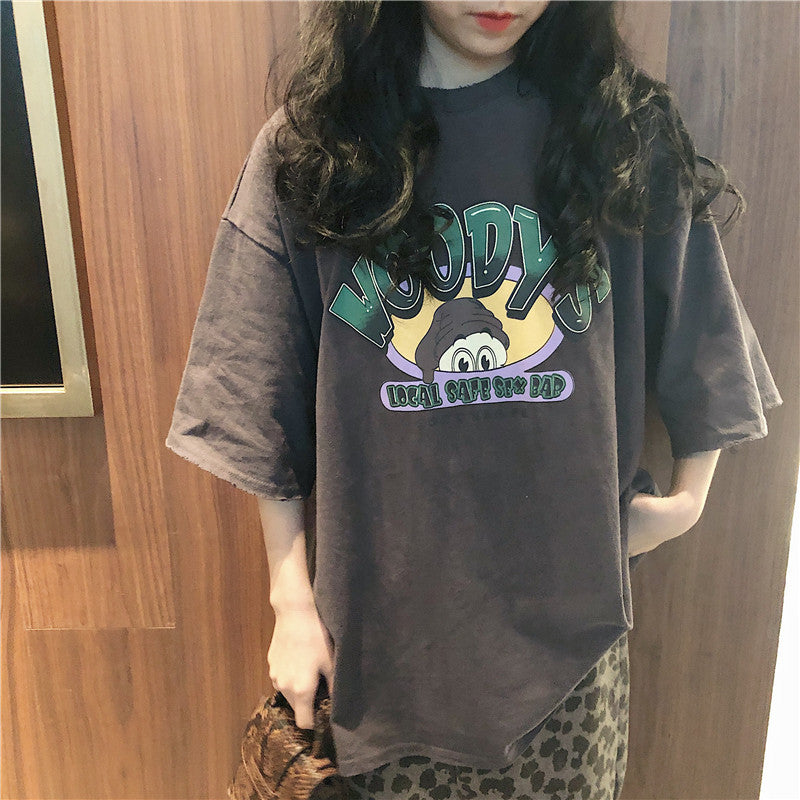 Oversized short sleeve t-shirt