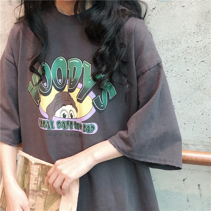 Oversized short sleeve t-shirt