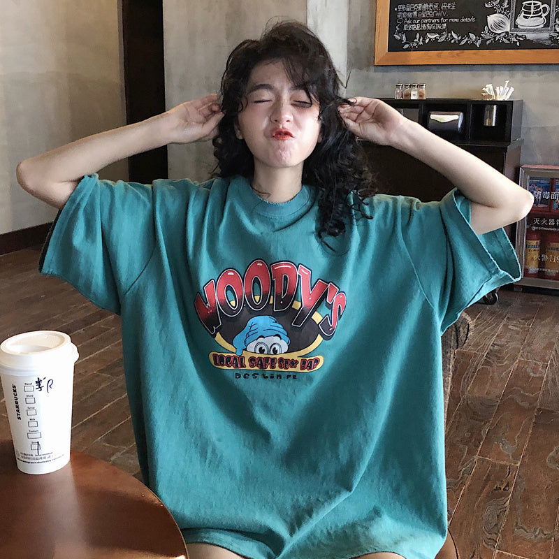 Oversized short sleeve t-shirt