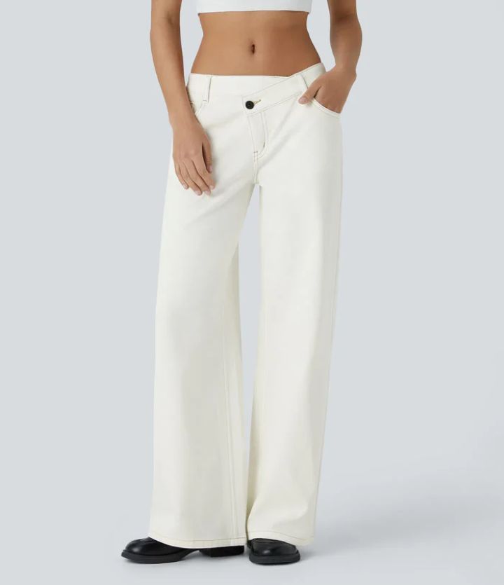 European And American Ladies Special High Waist Straight Jeans