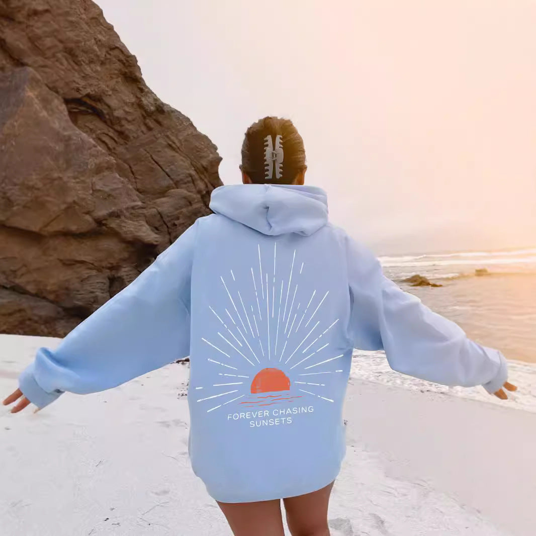 Sweater Printing Stylish Fashion Hooded