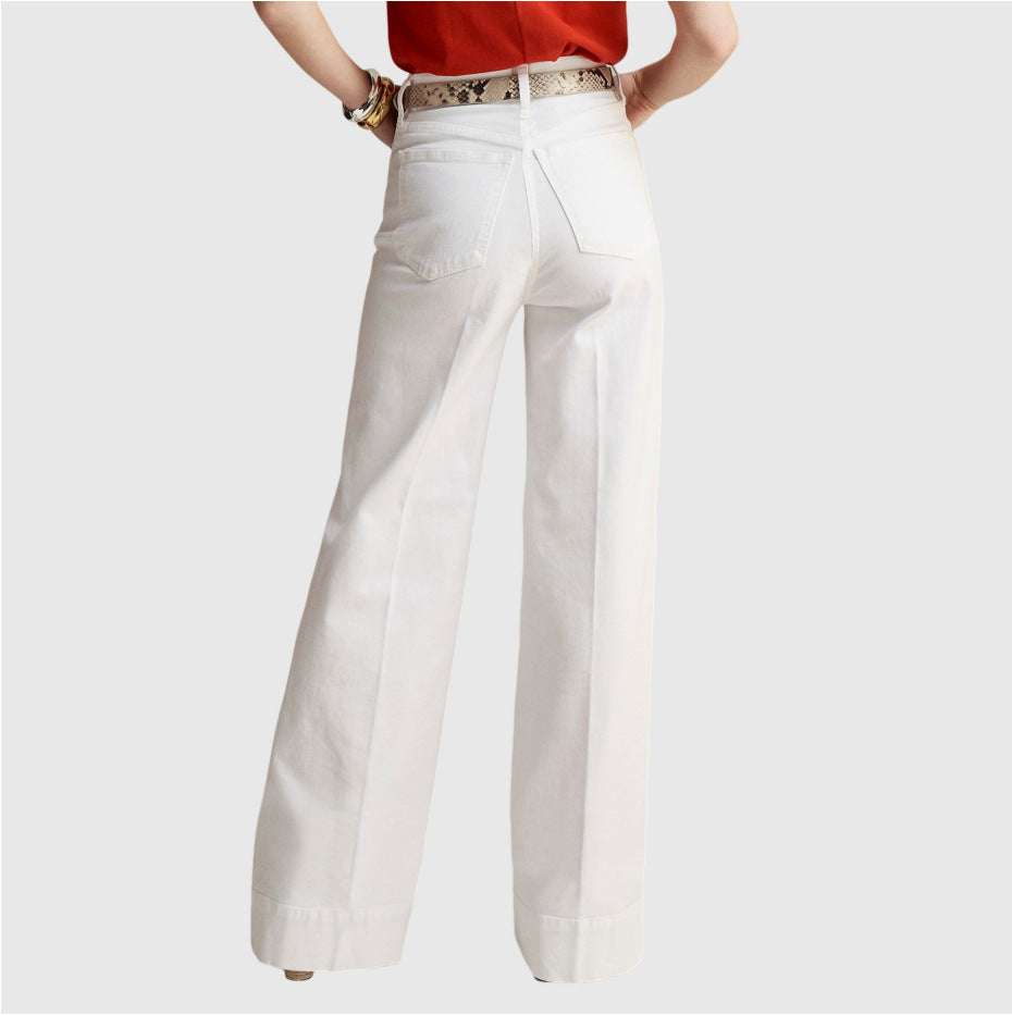 Fashion Loose Elastic Trousers Jeans For Women
