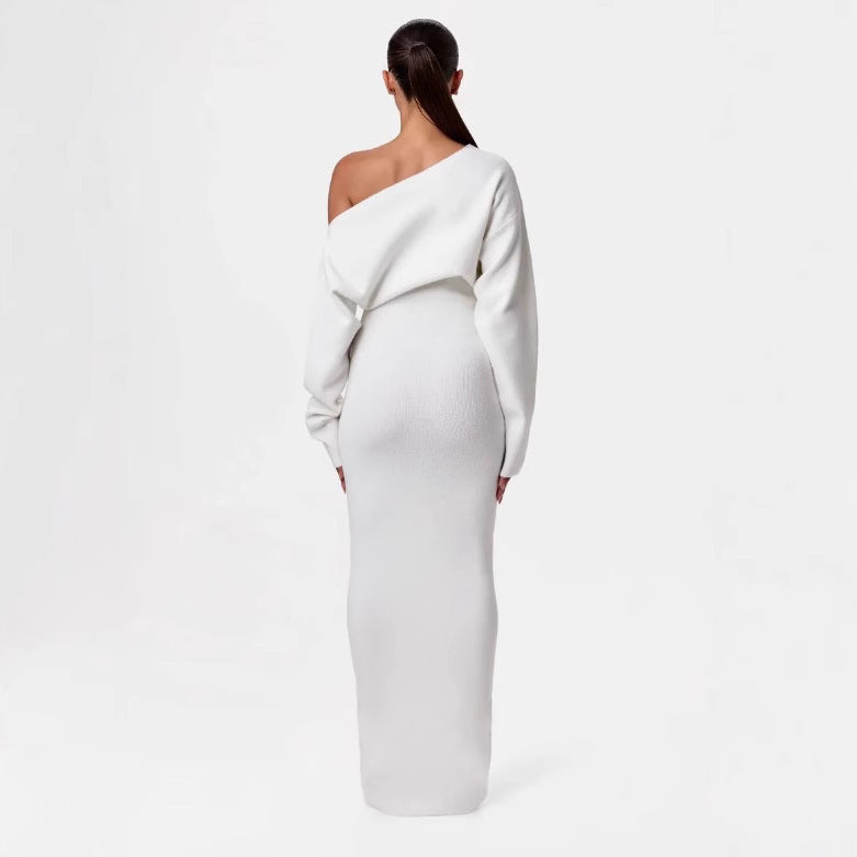 Women's Long Sleeve Slim Fit Elegant Dress