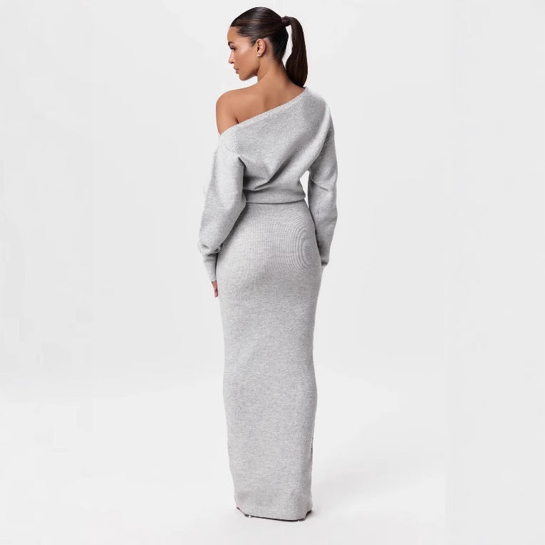 Women's Long Sleeve Slim Fit Elegant Dress