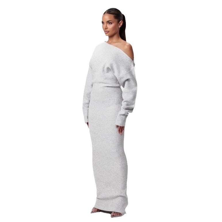 Women's Long Sleeve Slim Fit Elegant Dress