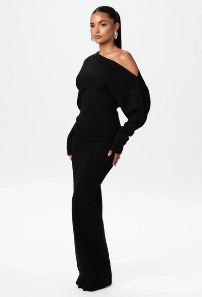 Women's Long Sleeve Slim Fit Elegant Dress
