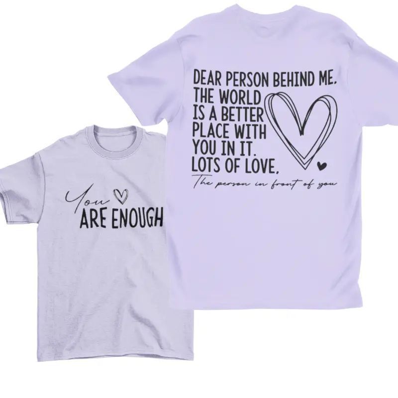 Spring Summer Pure Cotton ARE ENOUGH Pullover Short-sleeved Shirt