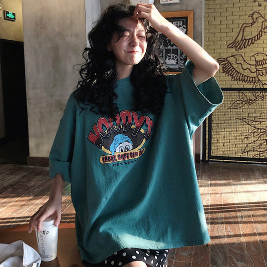 Oversized short sleeve t-shirt