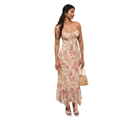 Suspender Temperament French Style Vacation Dress