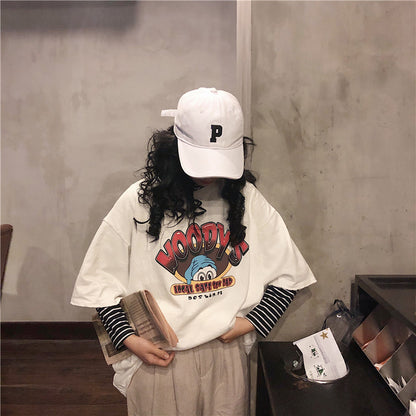 Oversized short sleeve t-shirt
