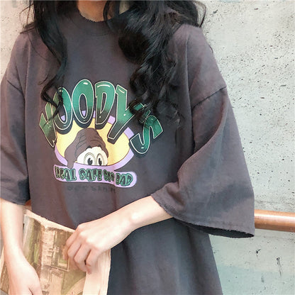 Oversized short sleeve t-shirt