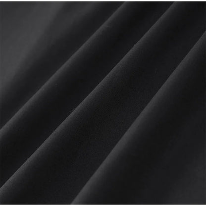 Black A-line Women's Long Dress Elegant Square Neck Pleated Sleeveless Sling Maxi Dresses 2025 Summer Lady Vacation Party Robes