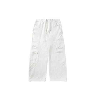 Japanese Curved Soft Pleat Casual Pants All-match Neutral
